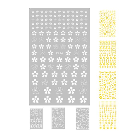 Декоративные многостильные хорошие легко наносимые 3D лепестковые наклейки для ногтей дизайн маникюра наклейка для ногтей