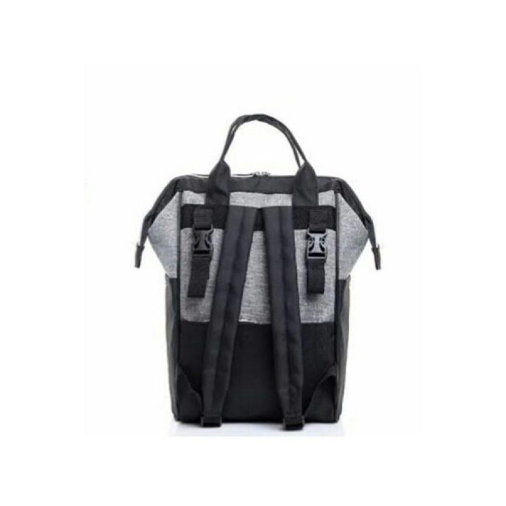Черно-серый рюкзак для ухода за мамой и ребенком с бутылочкой-термосом, водонепроницаемая коляска с вешалкой