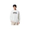 Anta Стиль жизни Серия National Trend Print Свободный круглый вырез Повседневный длинный рукав Толстовка Мужская толстовка Ivory 152448713N-1