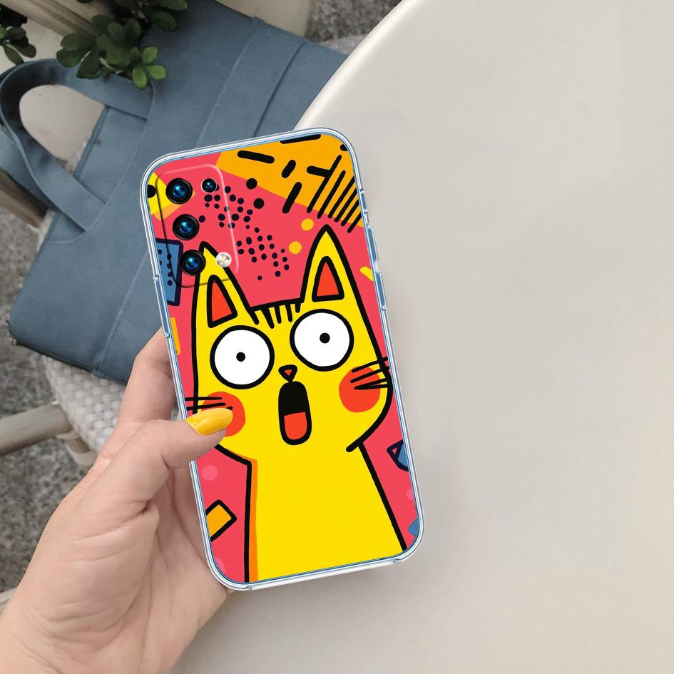LO23 Cat Kitten Meow Transparent Phone Case for Motorola Moto G40 G04 G05 One Ace Action  Fusion + Plus Hyper Macro Vision Zoom