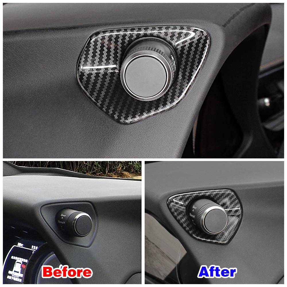 Для Lexus UX UX200 UX250 2018-2022 Цвет углеродного волокна Интерьер Центральный блок управления Модификация Рамка Крышка Отделка Внешний стиль