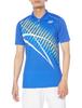 Tennis Game Blast Blue Size S Shirt, (786),