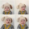 Ear Protection Rabbit Ears Cap Soft Furry Bonnets Cute Earflap Hat  Kids Boys Girls