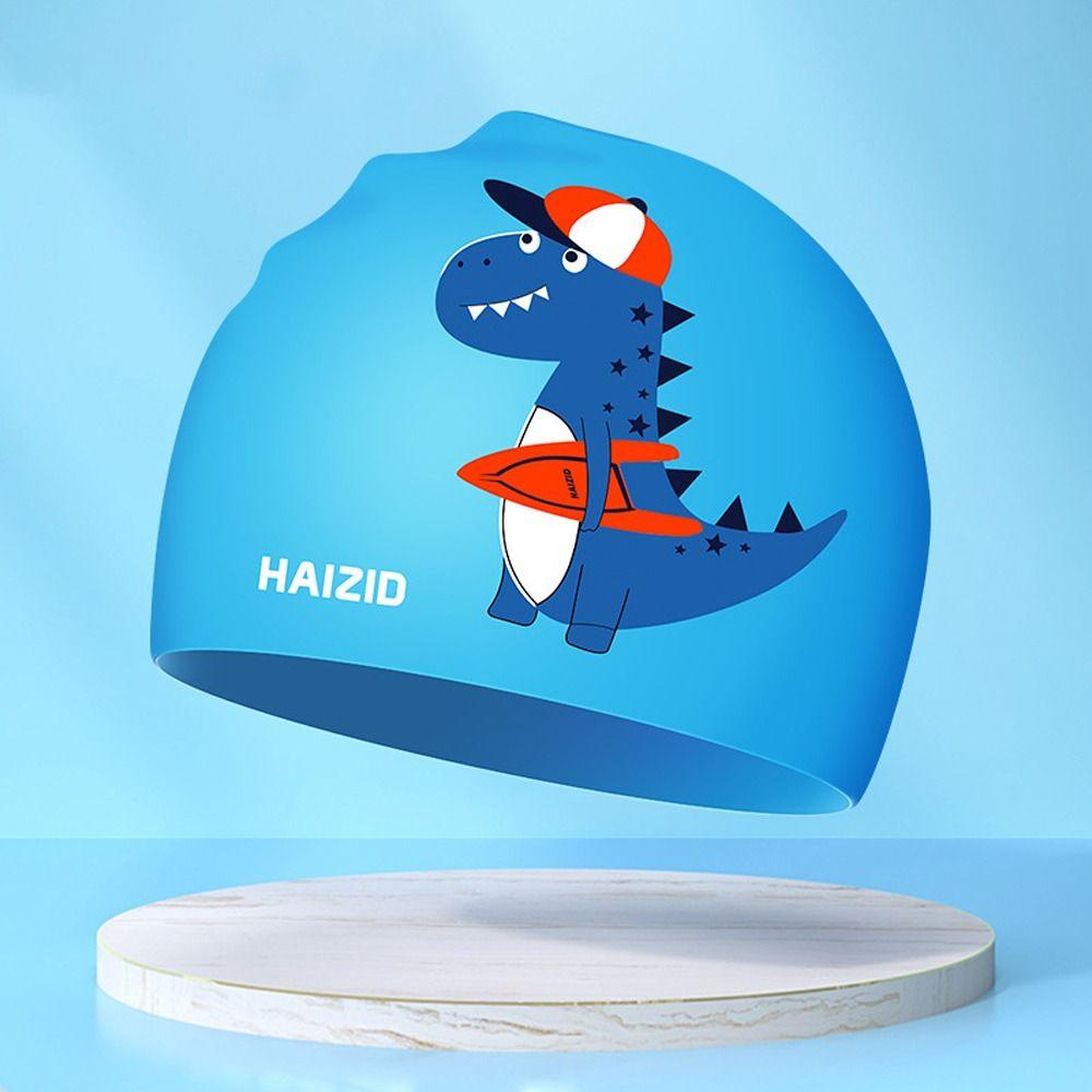 Водонепроницаемая детская шапочка для плавания Силиконовые шапочки для купания Шапочка Водный спорт Детская шапочка для плавания Мальчики Девочки