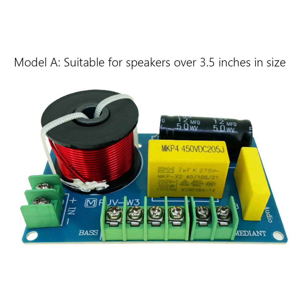 Разделители частоты MKP Металлопленочные 200 Вт 3-полосный Аудио Кроссовер Фильтр Низкочастотного Динамика DIY Аудио Модификация для 3.5/4/4.5-8 Дюймовых Динамиков
