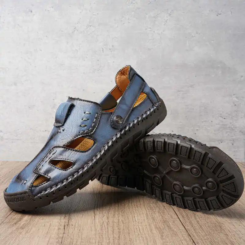 Тупой носок Осенне-весенние мужские летние сандалии Обувь Нескользящие мужские тапочки Красная обувь Мужские кроссовки Спортивные Хайпбист Фанки