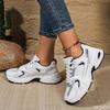 Women'S Large-Sized New Dad Shoes With Breathable Mesh And Versatile Casual Sports Vulcanized Women'S Shoes Platform Sneakers