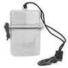 Plastic Transparent Underwater Kayak Sealing Box with Rope Hook for Surfing Canoe Kayak Gris