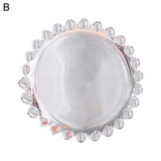 Палитра для дизайна ногтей, прозрачная, высокая прочность, креативные формы, небьющиеся, широкое применение, смешанные цвета, стеклянные ювелирные изделия, демонстрация