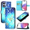For iPhone 17 Leather Case Pattern Printing Wallet Stand Mobile Cover with Strap