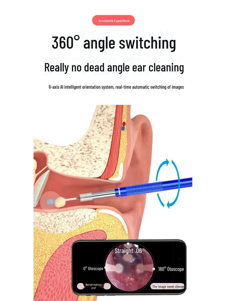 HD Smart Visual Инструмент для чистки ушей с камерой