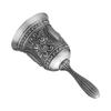 Polished Finish Metal Hand Bell Lotus Vintage Hand Bell Handbells Brass Call Bell  For Teacher