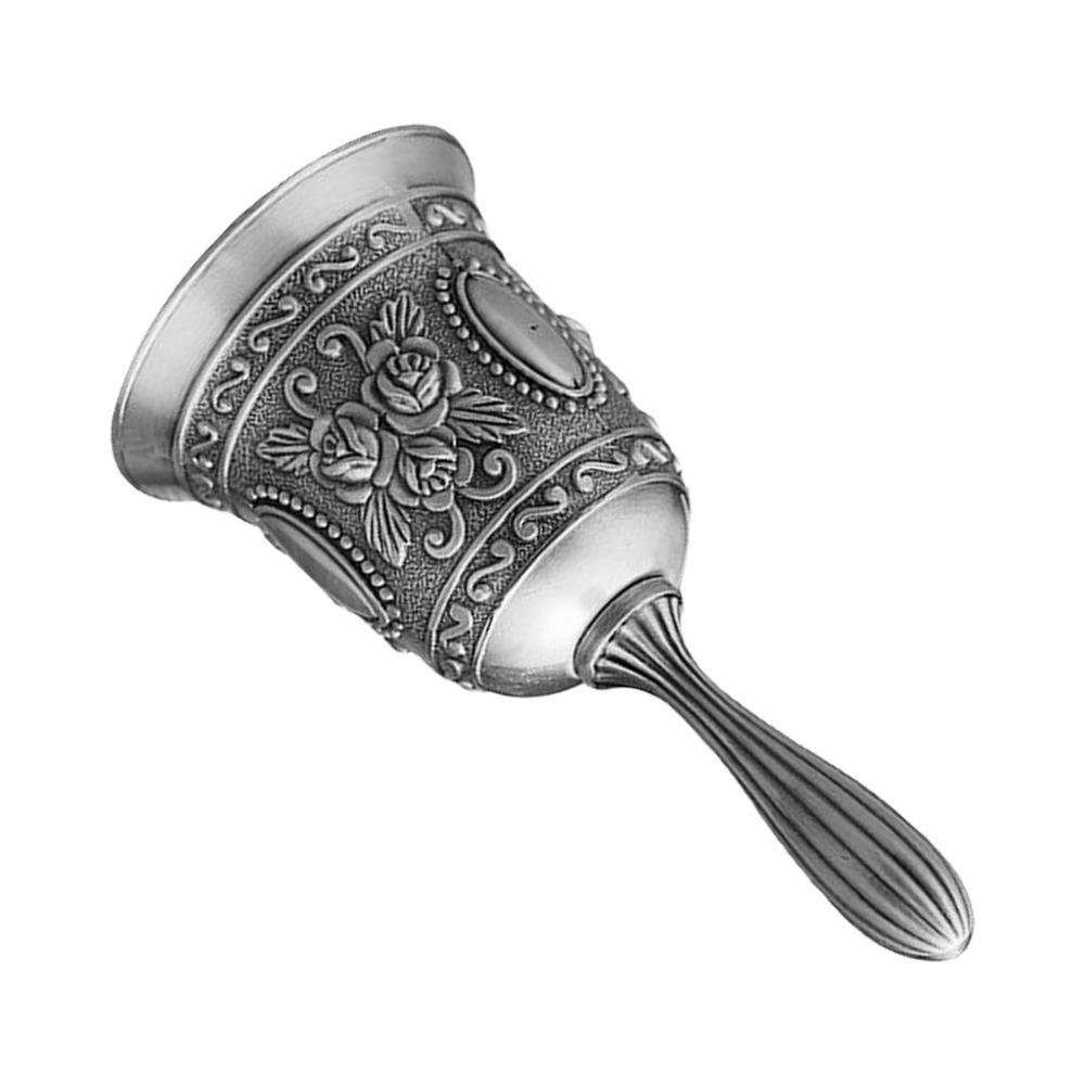 Polished Finish Metal Hand Bell Lotus Vintage Hand Bell Handbells Brass Call Bell For Teacher