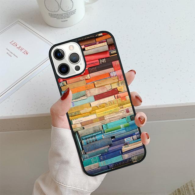Чехол для телефона 'Библиотечная книга' для iPhone 17 Air 14 15 16 13 12 Чехол для Apple iPhone 17 Air 14 15 16 Pro Max 6S Plus Coque