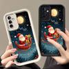 JT5 Эстетичный Рождественский Чехол для Телефона Realme 14 15 Huawei P40 Honor 70 90 Infinix Tecno itel Motorola Google Все Модели Ангельские Глазки Мягкий ТПУ