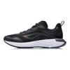 Li Ning Удобные износостойкие дышащие низкие спринтерские кроссовки для бега мужские черные ARST067-1