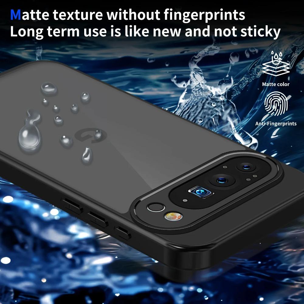 Simple Skin Friendly Ultra-Thin Plain Phone Cases For Google Pixel 10 9A Pro XL Shockproof Matte Clear TPU Protective Back Cover