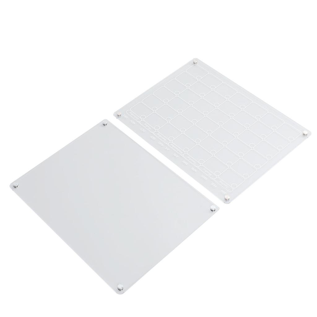 Магнитный акриловый календарь многоразовый прозрачный стираемый доска для холодильника с 6 маркерами 1 ластик для доски для Mo