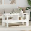 White Coffee Table 90 x 50 x 45 cm Particleboard