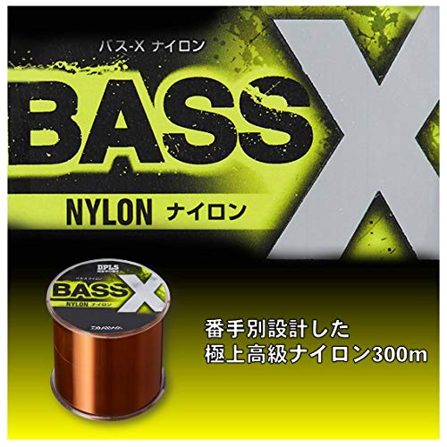 Daiwa BASS-X Нейлон 20lb. 300 м Ассам Коричневая Нейлоновая Леска