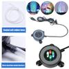 5.5cm Lamp Disc Aquarium Bubble Light Fish Tank Air Disc Lamp  for Fish Tank Landscape Decor
