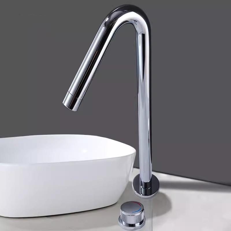 Tuqiu смеситель для ванной комнаты латунный широко расставленный щеткой золотой смеситель для раковины латунный смеситель для раковины 2 отверстия для горячей и холодной воды кран для воды