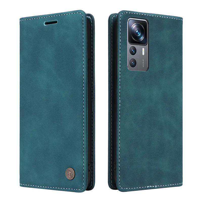 Ретро матовый роскошный флип-чехол-кошелек для Xiaomi 13T 12T 11T Pro Mi 11 Lite 5G NE Mi13T 13TPro CASES однотонные чехлы для телефонов