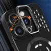 Охлаждающий термоотводящий магнитный чехол для Magsafe для iPhone 16 14 15 13 12 11 Pro Max Сетчатый дышащий Grid Матовый жесткий PC чехол