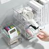 Desktop Storage Box Drawer Type Student Dormitory Stationery Pen Holder Acrylic Can Be Superimposed On The Desk Cosmetics Shelf