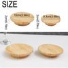 4Pcs Leakproof Wine Glass Covers Creative Wooden Red Wine Lid Gourmet Tray Wine Glass Tray  Bars