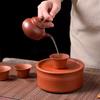 Вся ручная работа, чайник из исинской глины Чжу, чайник из исинской глины, чайник-пузырь, бытовой маленький чайник с боковой ручкой, чайный набор для чая Кунг-фу