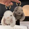 Pendant Doll Imitation Mink Hair Big Ears Rabbit Plush Pendant Bag Pendant Keychain Birthday Gift