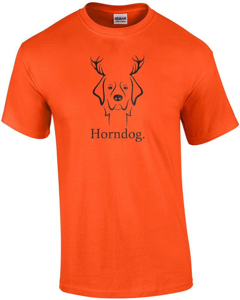 Horndog. Funny Pun T-Shirt