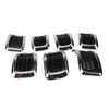 7Pcs Front Grille Cover 68303626AA Front Bumper Hood Grille Vent Insert Cover for Cherokee 2014 To 2018
