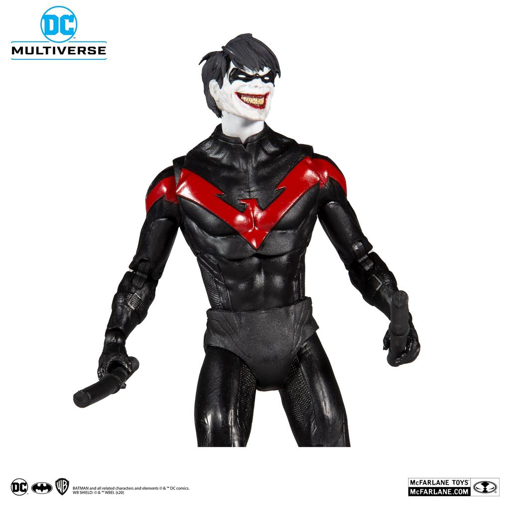 McFarlane Toys DC Comics DC Multiverse Найтвинг Джокер 7-дюймовая фигурка черного цвета [Комикс/Смертельная семья] #050