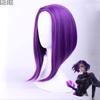 Высококачественные парики для косплея аниме Raven, фиолетовые короткие термостойкие синтетические волосы, парик для косплея Perucas + шапочка для парика