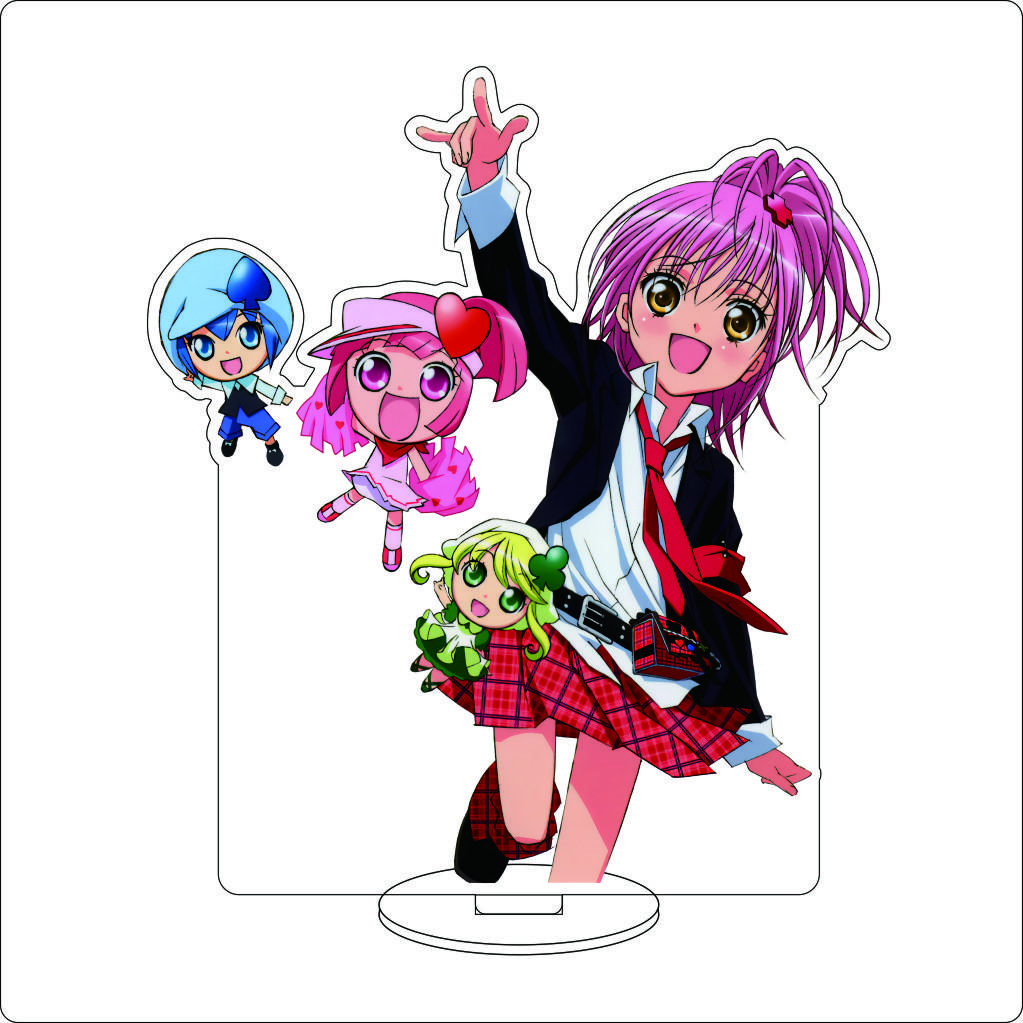 16 см Аниме Shugo Chara Косплей Акриловая подставка Украшения Хинамори Аму Цукиёми Икуто Хотори Тадасе Фигурка Подставка Хэллоуин Подарки