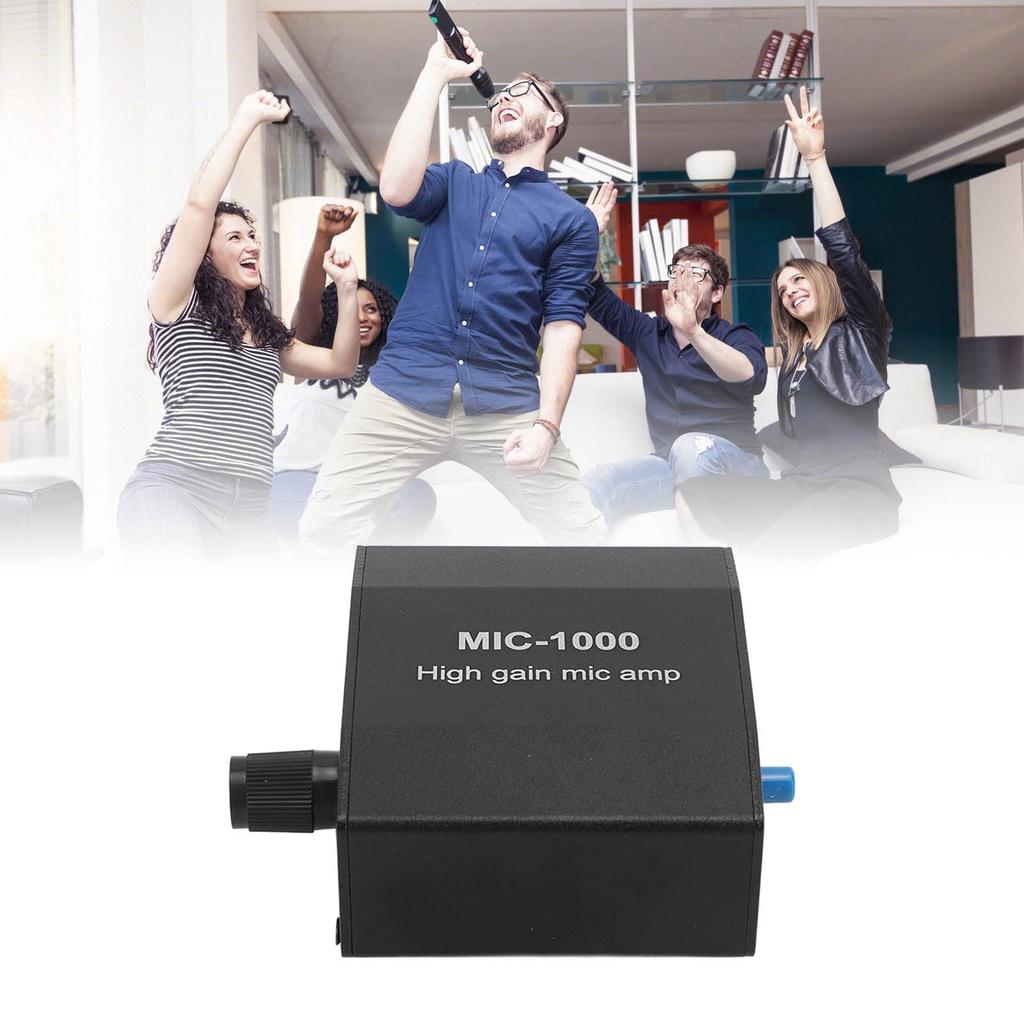 ALC Automatic Level Control Mini Amplifier, USB Mini Amplifier, Compact Mini Amplifier, High Gain 1000x Amplification Accessory Kit, Stereo Switch