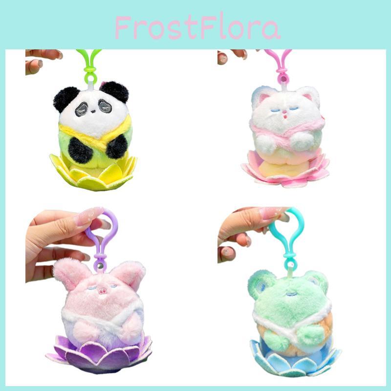 Jinnew Плюшевый Будда Лотос Животное Брелок Подвеска Милый Подарок