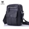 BULLCAPTAION Genuine  Leather Messenger Bag Men Crossbody Bag Small Homme Satchel Man Shoulder Bags
