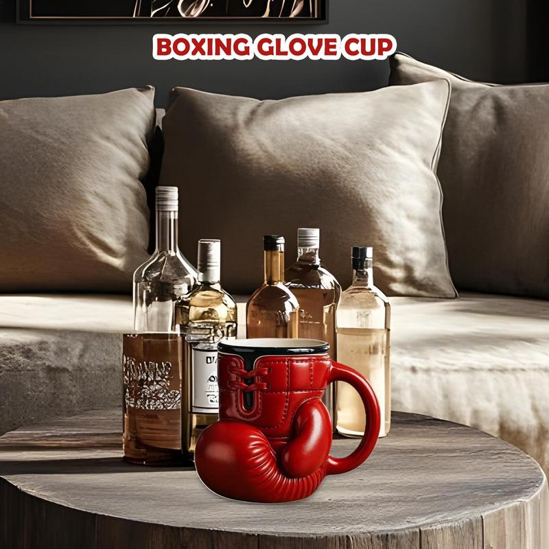 Cartoon Boxing Glove Mug Cup Portable Desktop Centerpiec Funny Water Container Coffee Milk Tea Drinkware For Couple Friend