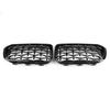 Areyourshop Meteor Black Front Kidney Grille For BMW 2015-2017 1 Series F20/F21