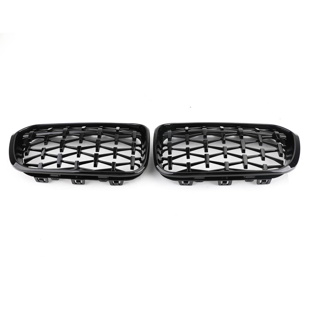 Areyourshop Meteor Black Front Kidney Grille For BMW 2015-2017 1 Series F20/F21