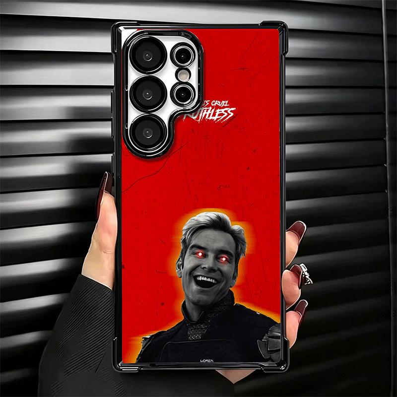 Чехол для телефона The Boys H-Homelander с покрытием для Samsung Galaxy S24 S25 FE S26 Edge S23 Ultra S22 S21 Plus S20 Противоударный с Airbag