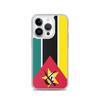 Coque iPhone - Multicolore - Drapeau Mozambique - Souple - Silicone - Modèle Vertical