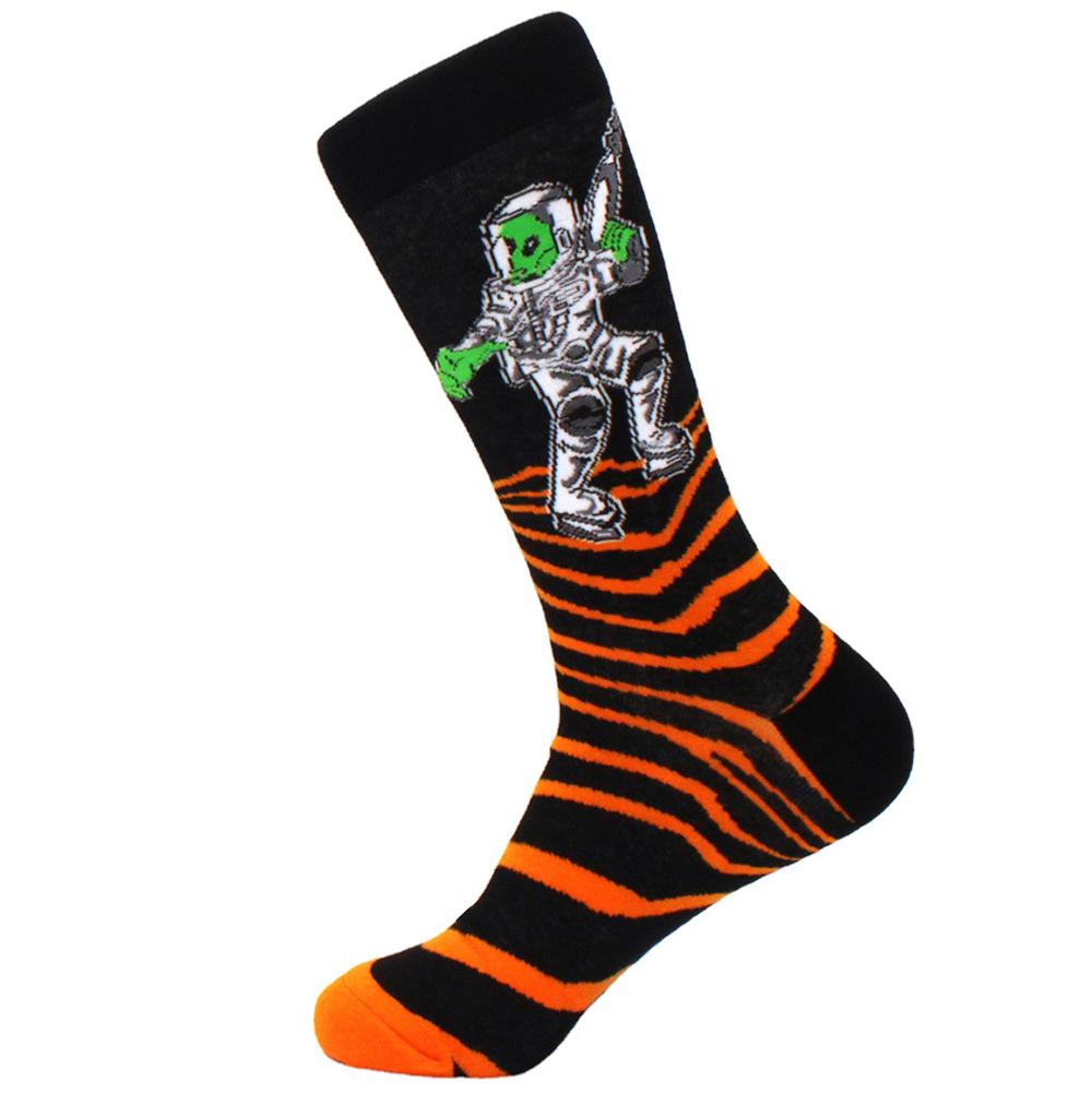 Яркие мужские зимние носки гребенной хлопок мягкие теплые смешные счастливые мужские женские длинные носки Calcetines de hombre деловые