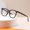 14523 Анти-синие очки Tr90 Сверхлегкие плоские очки 2023 года Модные очки с квадратной оправой Rice Nail в оправе унисекс