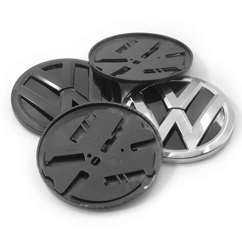 VW 120mm 110mm Car Logo Emblem Hood Front And Rear Tail Mark Rear Badge 6R0853600A Accessory For Volkswagen Polo 2011 2012 2013