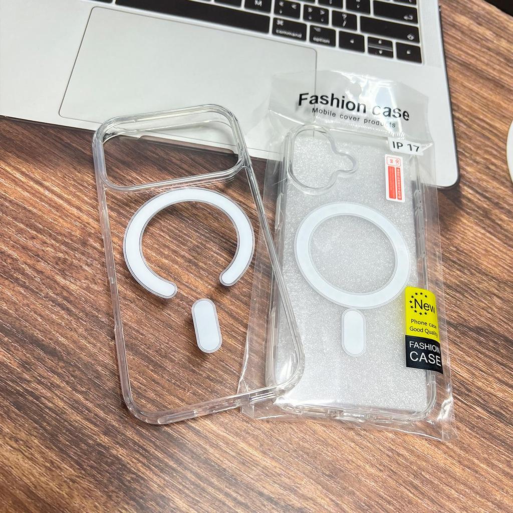 Прозрачный магнитный защитный чехол Magsafe для iPhone 16/17 XSMAX