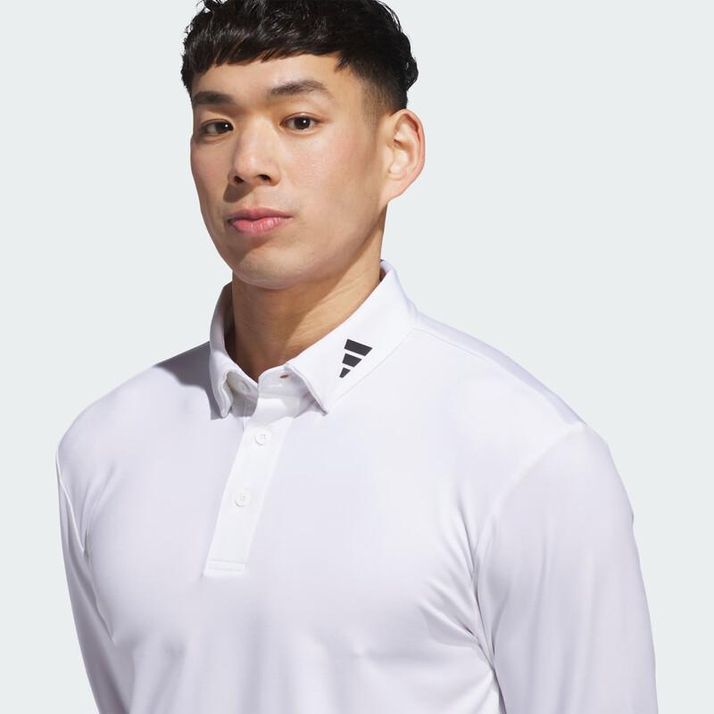 Adidas Men's Long-Sleeve Thermal Golf Polo Shirt